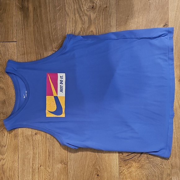 Nike Vibrant Purple Blue Sleeveless Top - Picture 1 of 3